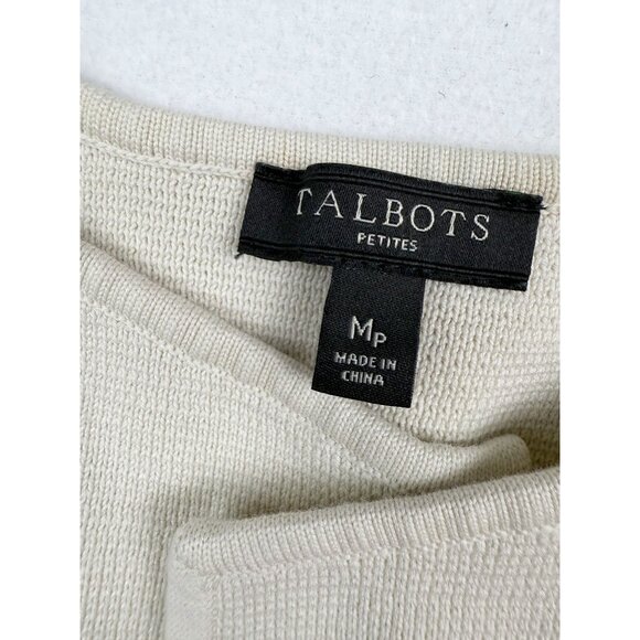 TALBOTS Colorful Striped Cardigan Sweater‎ Size M-Petite Womens Pockets - Picture 3 of 11